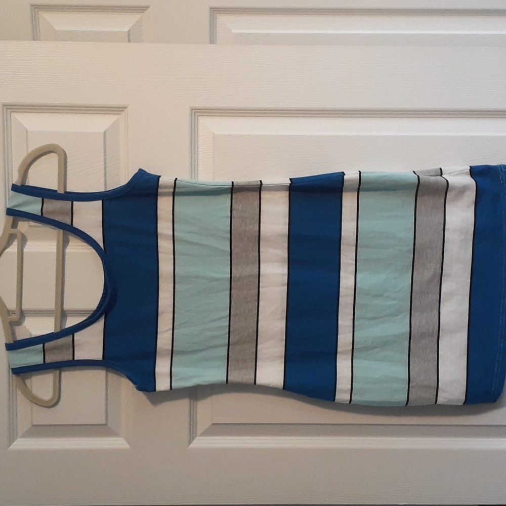 Kylie Zee Bodycon Striped Dress Size M